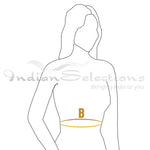 Sari sari shown draped on a model